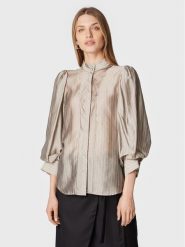 Bruuns Bazaar Koszula Calendula Lene BBW3086 Szary Regular Fit. Szare bluzki damskie Bruuns Bazaar, bez wzorów, z lyocellu, bez kołnierzyka, bez ramiączek. Za 639.99 zł.