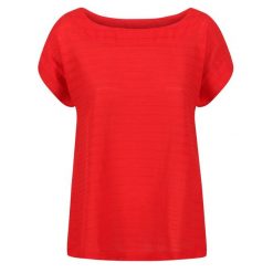 T-shirt Damski Paski Adine. Czerwone t-shirty damskie Regatta, l, bez wzorów, bez kołnierzyka. Za 59.99 zł.
