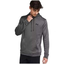 Bluza GymBeam Athlete. Szare bluzy sportowe męskie Under Armour, bez wzorów, bez kaptura, na fitness i siłownię. Za 169.99 zł.