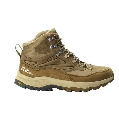 Buty trekkingowe męskie Jack Wolfskin Cyrox Texapore Mid. Brązowe trekkingi męskie Jack Wolfskin, trekkingowe. Za 842.00 zł.