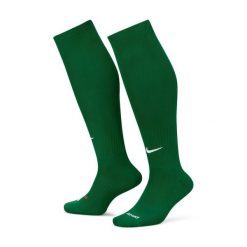 Getry do piłki nożnej Nike Classic II Cush OTC. Zielone legginsy sportowe męskie Nike, l, bez wzorów, z materiału, do piłki nożnej. Za 39.99 zł.