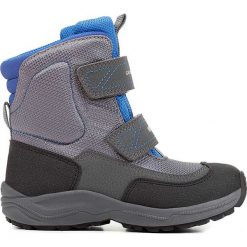 Botki zimowe "New Alaska" w kolorze ciemnoszarym. Buty zimowe chłopięce marki Geox. W wyprzedaży za 185.95 zł.
