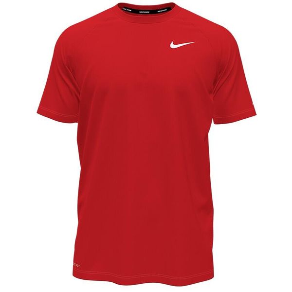 Koszulka męska Nike Essential. Niebieskie koszulki sportowe męskie Nike, m, bez wzorów, z materiału, bez kołnierzyka, bez ramiączek, na fitness i siłownię, dri-fit (nike). Za 189.40 zł.