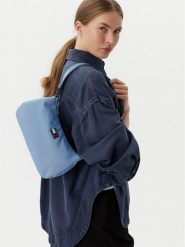 Tommy Jeans Torebka Tjw Ess Daily Shoulder Bag AW0AW18768 Niebieski jasny. Niebieskie torebki do ręki damskie Tommy Jeans, bez wzorów, z jeansu, bez dodatków. Za 249.99 zł.