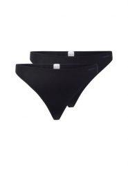 SKINY Stringi w zestawie po 2 sztuki Kobiety Bawełna czarny, 38. Czarne stringi damskie Skiny, bez wzorów, z bawełny. Za 99.95 zł.