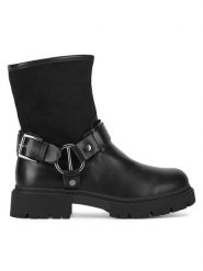 DeeZee Botki CS6320-04 Czarny. Czarne botki dziewczęce DeeZee, z materiału, bez zapięcia. Za 149.99 zł.