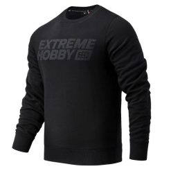 Bluza męska EXTREME HOBBY BLOCK. Czarne bluzy męskie EXTREME HOBBY, l, bez wzorów, z bawełny, bez kaptura. Za 239.00 zł.