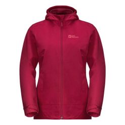 Kurtka uniwersalna damska Jack Wolfskin 11156212160. Czerwone kurtki damskie Jack Wolfskin, uniwersalny, bez wzorów, z syntetyku, z kapturem, trekkingowe. Za 842.95 zł.