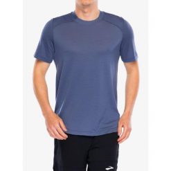 Koszulka treningowa męska Smartwool Active Mesh Short Sleeve Tee. Niebieskie buty sportowe męskie Smartwool, z meshu, bez zapięcia, na fitness i siłownię. W wyprzedaży za 270.00 zł.