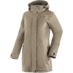 Płaszcz damski Maier Sports Lisa 2.1. Brązowe płaszcze damskie Maier Sports, na jesień, bez wzorów, z materiału, bez kaptura. Za 1,191.35 zł.