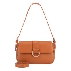 Torebka DeeZee. Brązowe torebki do ręki damskie DeeZee, bez wzorów, bez dodatków. Za 129.99 zł.