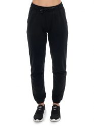 Spodnie dresowe damskie Never Without. Czarne spodnie dresowe damskie LEONE 1947 APPAREL, s, bez wzorów, z dresówki. Za 265.23 zł.