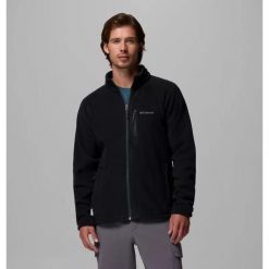 Bluza bez kaptura Męska Columbia Fast Trek II. Czarne bluzy męskie Columbia, m, bez wzorów, bez kaptura. Za 213.99 zł.