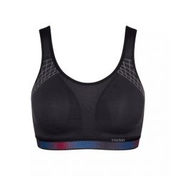 Biustonosz dla kobiet Triumph Triaction Cardio Cloud 01. Czarne obuwie sportowe damskie Triumph, bez wzorów, na fitness i siłownię. Za 259.00 zł.