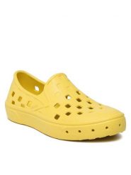 Vans Półbuty Slip-On Trk VN0A4UVIBLX1 Żółty. Żółte półbuty chłopięce Vans, bez wzorów, z tworzywa sztucznego, bez zapięcia. Za 219.99 zł.