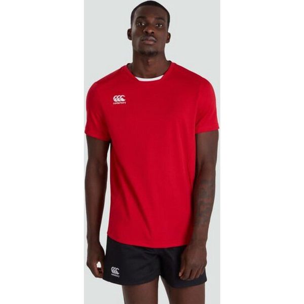 Koszulka Canterbury Club Dry. Brązowe koszulki sportowe męskie CANTERBURY, bez wzorów, bez kołnierzyka, bez ramiączek. Za 213.00 zł.