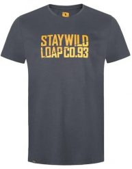 T-shirt męski Loap Benny szary. Szare t-shirty męskie Scarpa, l, z aplikacjami, z bawełny, bez kołnierzyka. Za 60.08 zł.