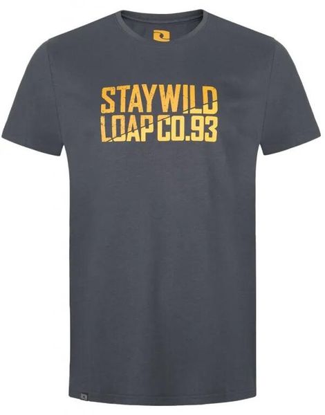 T-shirt męski Loap Benny szary. Szare t-shirty męskie Scarpa, l, z aplikacjami, z bawełny, bez kołnierzyka. Za 60.08 zł.