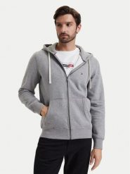 Tommy Hilfiger Bluza Essential MW0MW44931 Szary Regular Fit. Szare bluzy męskie Tommy Hilfiger, m, bez wzorów, z syntetyku, bez kaptura. Za 529.99 zł.