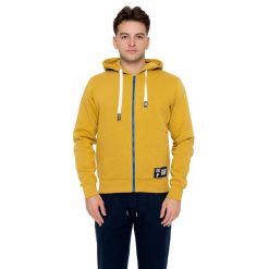 Bluza Herren Winter-Kapuzens mit Reißverschluss, Leone 1947 New Era. Żółte bluzy męskie LEONE 1947 APPAREL, bez wzorów, bez kaptura, na fitness i siłownię. W wyprzedaży za 176.82 zł.