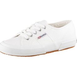 Sneakersy w kolorze białym. Białe trampki i tenisówki dziewczęce marki Dziecięce obuwie sportowe, bez wzorów. W wyprzedaży za 112.95 zł.
