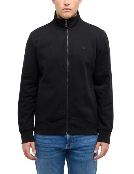 Męska Bluza Rozpinana Mustang Style Dillon Black 1017551 4142. Czarne bluzy męskie Mustang, m, bez wzorów, bez kaptura. Za 139.99 zł.