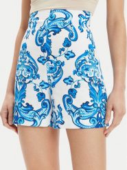 Marciano Guess Szorty materiałowe 4GGD05 9708Z Kolorowy Slim Fit. Szorty damskie Marciano Guess, z aplikacjami, ze lnu. Za 659.99 zł.