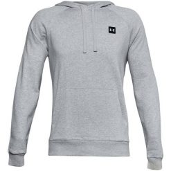 Bluza męska Under Armour Rival Fleece Hoodie. Szare bluzy męskie Under Armour, m, bez wzorów, bez kaptura. Za 94.99 zł.