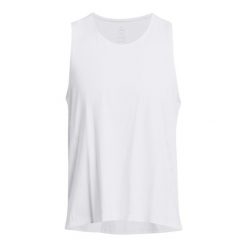 Tank top Under Armour Laser. Białe t-shirty męskie Under Armour, l, bez wzorów, sportowe, bez kołnierzyka. Za 276.50 zł.