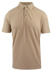 Koszulka Polo, Męska, z Dzianiny - Brave Soul - Ciepły Beż. Koszulki polo męskie Brave Soul, l, bez wzorów, z bawełny, casualowe, bez ramiączek. Za 129.00 zł.