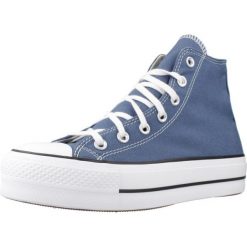 Buty CONVERSE ALL STAR LIFT Niebieski. Niebieskie obuwie sportowe damskie Converse, trekkingowe. Za 405.39 zł.
