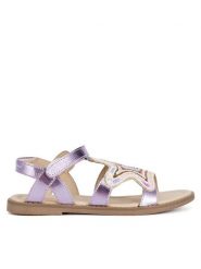 Lasocki Young Sandały REG 7540-6A Fioletowy. Fioletowe sandały dziewczęce Lasocki Young, ze skóry, bez zapięcia. Za 89.99 zł.