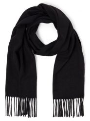 HUGO Szalik z domieszką wełny Kobiety czarny, ONE SIZE. Czarne szaliki i chusty damskie Hugo, bez wzorów, z wełny. Za 319.95 zł.