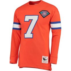 Sweatshirt Mitchell & Ness Ls Denver Broncos. Brązowe bluzy męskie Mitchell & Ness, m, bez wzorów, bez kaptura. Za 477.50 zł.