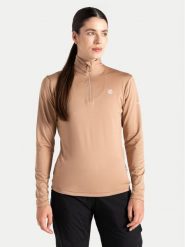 Dare2B Bluza techniczna Lowline II DWL452 Beżowy Slim Fit. Brązowe bluzy damskie DARE2B, bez wzorów, z syntetyku, bez kaptura, narciarskie. Za 199.99 zł.