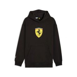 Bluza z kapturem Puma Ferrari Sportswear Shield. Czarne bluzy męskie Puma, m, bez wzorów, z kapturem. W wyprzedaży za 352.00 zł.