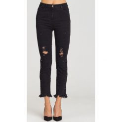 CZARNE JEANSY PATRIZIA PEPE Z DZIURAMI. Czarne jeansy damskie Patrizia Pepe. Za 744.50 zł.