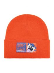 Looney Tunes Czapka CEO-ACCCS-AW25-226WBLT Pomarańczowy. Brązowe buty zimowe chłopięce looney tunes, bez wzorów, z materiału. Za 39.99 zł.