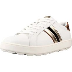 Buty GEOX D56WEA 09BPZ Biały. Białe obuwie sportowe damskie Geox, na fitness i siłownię. Za 389.99 zł.