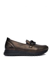 Rieker Loafersy CEO-49051-25 Brązowy ciemny. Brązowe półbuty damskie Rieker, bez wzorów, ze skóry, bez obcasa, na płaskiej podeszwie, bez zapięcia. Za 379.99 zł.
