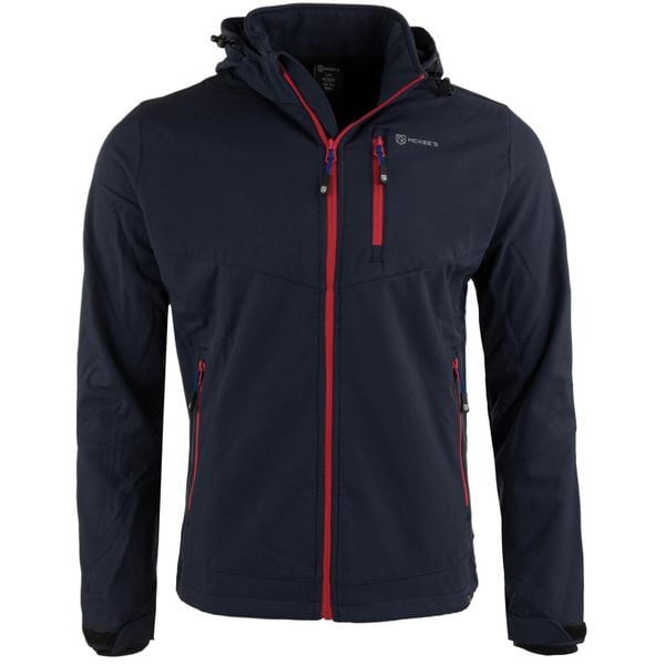 Kurtka McKees Softshell M - Wiatroszczelna i Wodoodporna. Niebieskie kurtki męskie MCKEEVER, na jesień, m, bez wzorów, z softshellu, sportowe, bez kaptura. Za 305.99 zł.