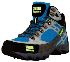 Damskie buty turystyczne outdoorowe. Niebieskie trekkingi damskie GUGGEN MOUNTAIN, trekkingowe. Za 249.48 zł.