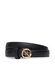 Guess Pasek Damski BW9304 P5420 Czarny. Czarne paski damskie Guess, z aplikacjami, ze skóry. Za 239.99 zł.