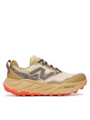 New Balance Buty do biegania Fresh Foam X Hierro v9 MHIER9N8 Beżowy. Brązowe buty sportowe męskie New Balance, z materiału, bez zapięcia, do biegania. Za 699.99 zł.
