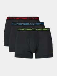Nike Komplet 3 par bokserek 0000KE1152 Czarny. Czarne bokserki męskie Nike, m, bez wzorów, z syntetyku. Za 149.99 zł.