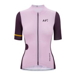 Koszulka rowerowa dla kobiet Quest Maja Pink Flow. Różowe koszulki sportowe damskie Quest, l, bez wzorów, bez kołnierzyka, bez ramiączek, na fitness i siłownię. Za 299.99 zł.