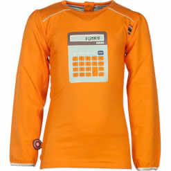 Koszulka "Pocket Calculator" w kolorze żółtym. Żółte bluzki dla dziewczynek 4FunkyFlavours Kids, z nadrukiem, z okrągłym kołnierzem, z długim rękawem. W wyprzedaży za 72.95 zł.