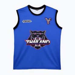 Koszulka treningowa męska YOKKAO Tiger Workout Tank Top. Niebieskie t-shirty męskie YOKKAO, l, bez wzorów, z poliesteru, bez kołnierzyka. Za 149.99 zł.