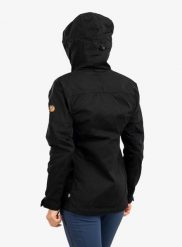 Kurtka trekkingowa damska Fjallraven Kaipak Jacket. Czarne kurtki damskie Fjällräven, m, bez wzorów, z bawełny, bez kaptura. Za 1,204.80 zł.