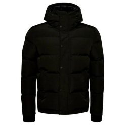 Kurtka puchowa z kapturem Superdry Everest. Szare kurtki męskie Superdry., xl, z aplikacjami, z elastanu, klasyczne, z kapturem. Za 648.50 zł.